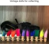 Mini Troll Dolls Vintage Trolls красочные волосы