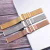 Mesh Watchband Armband 20mm Watch Straps Silver Rostfritt stål Metalllänkar Titta på tillbehör för IWC6381695