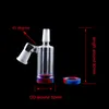 Accesorio para pipa de fumar 14 mm macho hembra conjunto de vidrio Ash Catcher Bowls Bubbler contenedor de silicona para Dab Rig Bongs