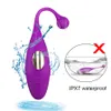 Invisible Wearable Dildo Vibrator por Mulheres Calcinhas vibratório Balls controle remoto sem fio G Spot Clitóris Estimulador Sex brinquedos CX200708