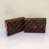 M41939 ROSALIE COIN PURSE Designer Fashion Womens Compact Short Wallet Luxury Key Pouch Credit Card Holder Iconic Brown Monogrammed Canvas