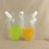 250ml 350ml 420ml 500ml 1000mlの空のDoypackプラスチックスタンド上のスパウトの液体バッグパック飲料、絞り、ドリンクスパウトポーチフルーツジュースビールバッグ