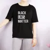 Женские поддавайтесь Тенниски 2020 Black Rights Movement Тис Оптовых черные Lives MATTERS Письмо Топами для девочек Активной Выполняемой Одежды