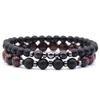 Natural Bead Bracelet Mulheres Ágata Difusor Wrist Set Aromaterapia Yoga Mão Ornamento 8mm Contas