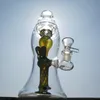 5mm Thick Bongs Lava Lamp Glass Water Pipes Unique Design Oil Rig Straight Tube Glass Bong Beaker Dab Rig With Bowl XL-LX3