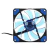 Envío gratuito 120 mm PC Computadora 16dB Ultra silencioso 33 LED Ventilador de caja Disipador de calor Enfriador Refrigeración con goma antivibración, Ventilador de 12 CM, 12 V CC 3P IDE