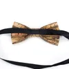 Helt nytt kork trä herrbåge trälband båge slipsar handgjorda rutiga bowtie för män bröllopsfest tillbehör nackwear2409