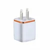 5V 2.1 + 1A Dual USB AC Travel US Wall Charger EU US-kontakt Dubbel laddare till Samsung Galaxy HTC Smart Phone Adapter