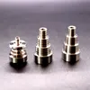 Universal Infinity Domeless Tools 6 em 1 prego de titânio 10mm 14mm 18mm ajustável masculino ou feminino óleo Gr2 domeless titânio nail2030114