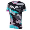 2018 Yedi Kısa Bisiklet Giysileri DH MX Bisiklet Jersey Enduro Forma Motokros MX Bike MTB Tshirt Yaz Yokuş Yok Ödeme Uzun Sleve8946672