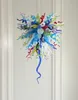 Snelle verzending moderne hanglampen chihuly stijl hand geblazen glas kunst kroonluchter verlichting restaurant hotel lichten