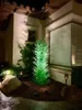 호텔 응용 프로그램 무라노 램프 가든 아트 장식 녹색 날아간 유리 아트 바닥 램프 꽃 나무 조각