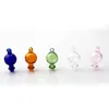 Smoking Accessories 5 Kind Colors Glass Bubble Carb Cap With Directional Hole Suitfor Quartz Banger Nails