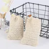 3 stijlen Zeepbag Netvorming Mesh zeep Saver Pouches Houder voor douche Badschuimen Natuurlijke badzak Sisal Douche Zeepbag