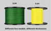 300m980ft PE -linje 4braided fiske 10 m per färg mångfärgad 10100 lb -test för saltvatten higrade prestanda hög kvalitet5912125