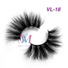 VMAE 1925 mm Proteine 5D Proteina di seta Mink False ciglia soft Natural Spesse ciglia finte ciglia per occhiali Extension Makeup 64 Styles Lashes I8005584