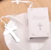 Blessings Silver Cross Bookmark with Tassel Wedding Baby Shower Baptism Party Favors Gifts Free Shipping SN2087