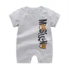 Baby Infant Designers Clothes Newborn Jugtsuit Long Manched Coton Pyjamas 024 MOIS ROMPERS Designers Clothes6469610