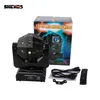 SHEHDS Professionelles Bühnenlicht, 16 x 3 W, LED-Fußball-Beam, Laser-Moving-Head-Licht, RGBW, Rot, Grün, Laser-Blitz, Stroboskop, bunter Stein, 8634116