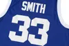 Mens Will Smith #33 Basketball Jersey Music Teion Första årliga Rock N'Jock B-Ball Jam 1991 Blue Ed Shirts MTV