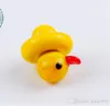 Small yellow duck glassware accessories , Wholesale Glass Bongs Accessories, Water Pipe Smoking, Free Shipping