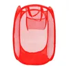 Foldable Storage Basket Breathable Sorting Box Laundry Net Bag Storage Various Sundries Basketball Towel Shoes Environmentally Friendly