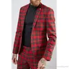 Handsome One Button Groomsmen Peak Lapel Groom Tuxedos Men Suits Wedding/Prom/Dinner Best Man Blazer(Jacket+Pants+Tie) B169