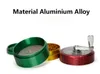 Colorful Grinder Smoking Accessories Aluminium Alloy Thread Metal Grinder 4 Layers Diameter 63mm Handle Herb Grinders GR174
