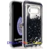 Dla Samsung S10 Case Robot Ciecz Quicksand Glitter Bling Back Cover Phone Case dla Samsung Galaxy S10 S10E