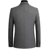 Męskie blazery jesień zima męska kurtka wełna woolen garnitur płaszcz wysokiej jakości wiosna biznesowy garnitur kurtka męska odzież wierzchnia 4xl