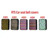 Hot Sales Neoprene Car Seat Belt Cover SeatBelt Sleeves Sunflower Leopard Cactus Car Safety Seat Belt Pad Cover Belt Strap Shoulder Pad