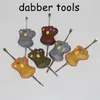 Смешные инструменты Wax Dabber Tools Wax распылитель серебряный цвет 120 мм Wax JAR DAB инструмент сухой травяный испаритель для ковричного контейнера Vape стеклянные ясень