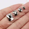 Ny stil 10x14mm Big Long Octagon Nail Rhinestone Färgglada Flatback Glass Crystals Använd för Nail Diy Dekorationer Rhinestones