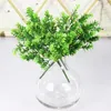 도매 - 저렴한 7 지점 / 꽃다발 35 머리 인공 녹색 식물 가짜 밀란 잔디 분재 장식 잎 코너 잔디 장식