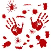 Horror Handprint Sangrenta Pegada Decalque Assustador Adesivo