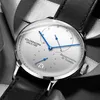 Guanqin Mens Zegarki Top Marka Luksusowa Data Automatyczna Mężczyźni Casual Moda Zegar Wodoodporny Oryginalny Skórzany Mechaniczny Wrist Watch