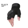 Army Tactical Military Airsoft Shooting Bicycle Riding Gear Combat Fingerless Glove Paintball Hard Carbon Knuckle Half Finger Glov204S