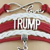 Bracciale di tessitura Trump 2020 Make America Great Again Bracciale commemorativo Banner USA Presidente Bracciale moda Forniture elettorali XD22813