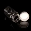 37*70mm 50ml Mini Clear Glass Bottles With Aluminum Cap Tiny Glass Vials Jars essential oil bottle 50pcs Free Shipping