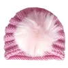 Newst Cute Baby Hat Kids Winter Cap Girls Dzianiny Beanie Kapelusz Dziecko Szydełka Kapelusze Niemowlę Kapturze Hurtownie Czapki Noworodka Kapelusz