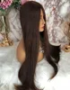 Kosher Wigs Brown #4 Finest European Virgin Human Hair Invisible Knots 4x4 Silk Top Jewish Wig