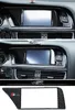 Karbon Fiber Gösterge Paneli NAVI AUDI A5 S5 L05 için Ekran Dashboard Trim