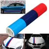 60 "Three Colors Stripes Rally Side Hood Racing Motorsport Decalcomania del vinile Sticker Decalcomania anteriore Grill Sticker