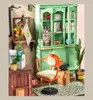Robotime Новое поступление DIY Jimmy039s Studio Кукольный дом с мебелью Детский миниатюрный кукольный домик для взрослых Деревянные наборы игрушек DGM07 T28682867