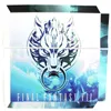 Fantasy Game Theme Sticker Decal Skin voor Play Station 4 PS4 Console Controller Final Fantasty VII - Blauw