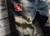Unique Mens Ripped Denim Shorts Vintage Fashion Designer Washed Knee Length Jeans 2019 Scratched Hip Hop Short pants Trousers 7829211908