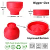 Silikon Mısır Patlatma Katlanır Popcorn Popper Kepçe Ev Partisi Mutfak DIY Araçlar Yemek için Kapak Popcorn Maker Bowl ile GGA3115-8