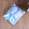 Leotrouwende 200 stks 21-30 cm breedte hoge duidelijke hersluitbare opplijmzak transparant poly verpakking tas zelf plastic geschenk pouches