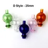 5 Styles Glas Carb Caps Riktningsbara bubbla Ball Cap UFO Cap Färgglada Glas Carb Caps För Quartz Banger Nails Vatten Bongs Dab Riggar