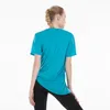 Naked-feels Fabrics Loose Gym Workout Tops Yoga T-shirt Women Breathable Plain Fitness Sport Short Sleeved Shirts top